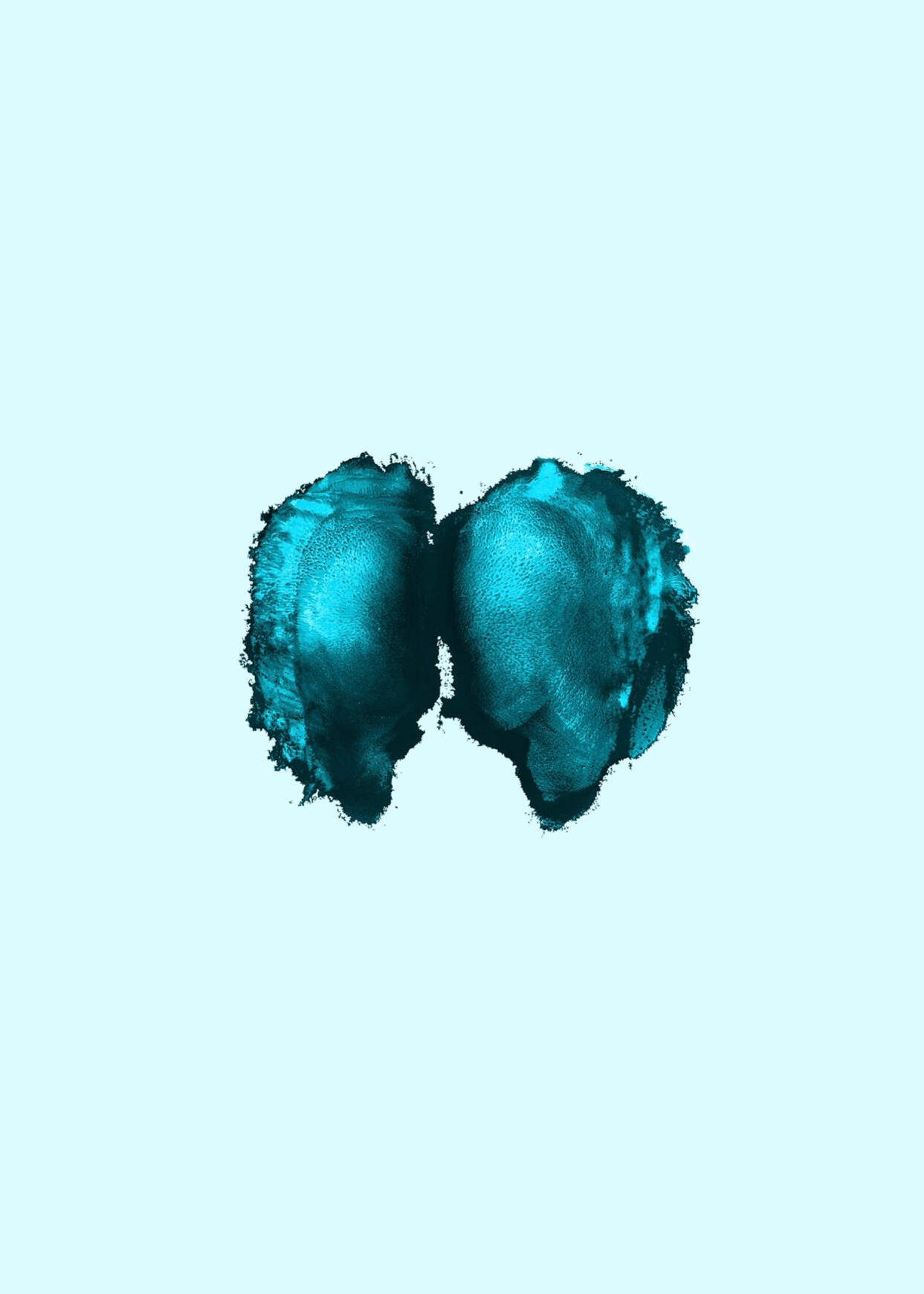 Ouí 2018-2024; Acrylic on paper; digital layering