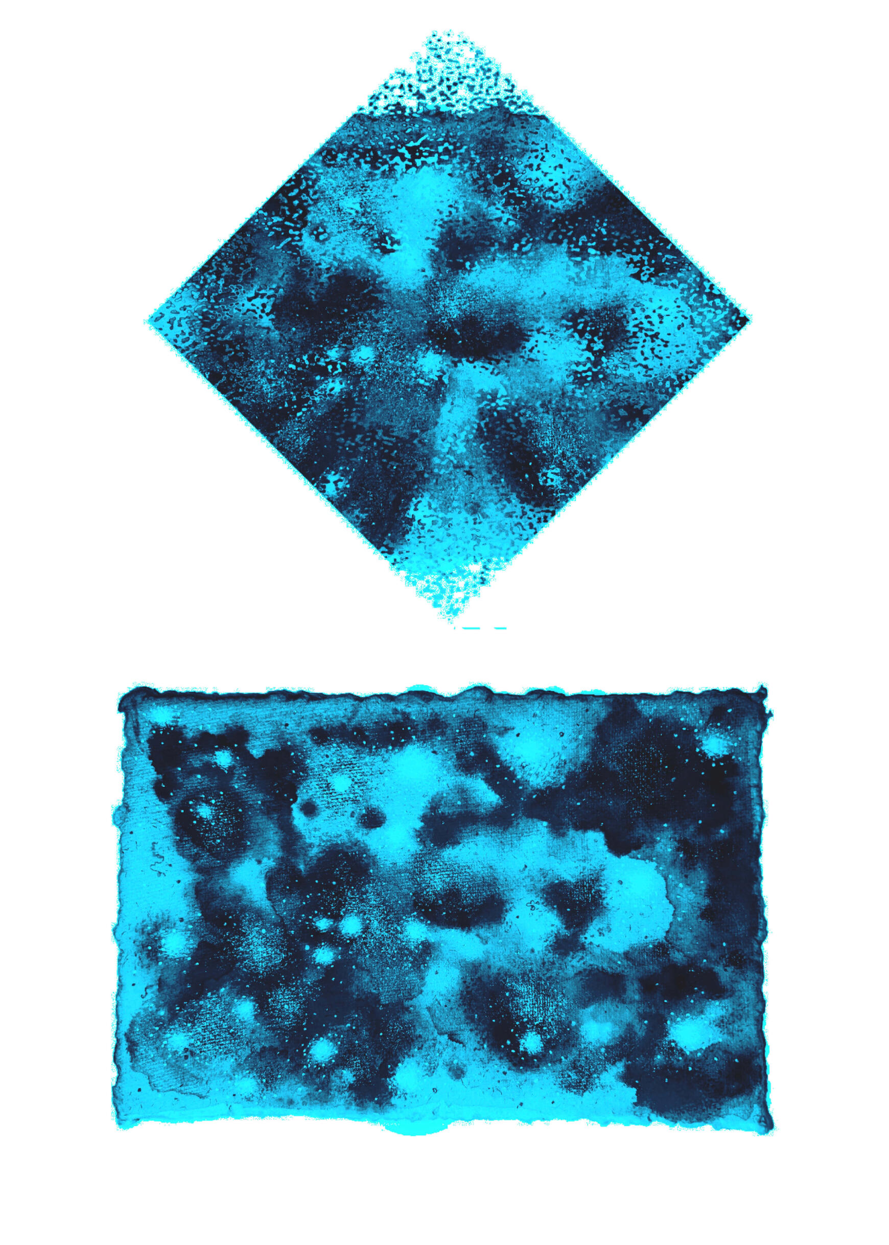Liquid Bliss Excerpt from Children of GOD’s book, 2022-2024; Watercolour on parchment paper, digitally retouched